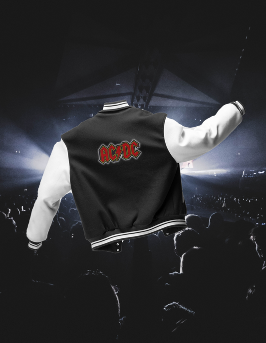 AC/DC Varsity Jacket | 320GSM Premium Printed Jackets