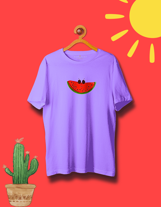 Woke Watermelon | 220+GSM Oversized Tshirt | LIMITED EDITION | Lavender Colour