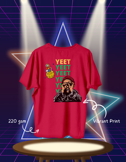 YEET | 220 GSM Oversized T-shirt | URBAN EDITION | Black, Brown, Red