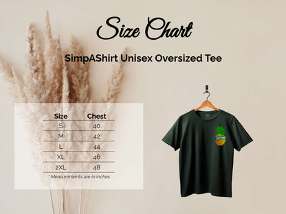 Buy Oversized Pallid Pear T-Shirt Online In Beige Colour